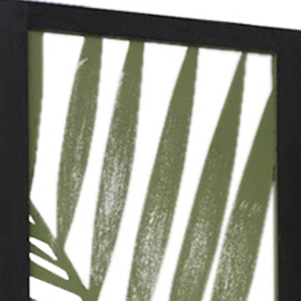 67" Green Solid WoodFolding Three Panel Screen Room Divider-Room Dividers-DECOROLALA