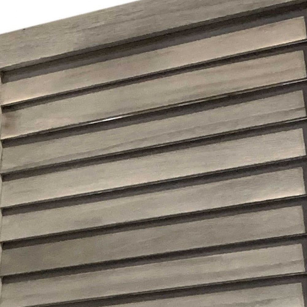 3 Panel Grey Shutter Screen Room Divider-Room Dividers-DECOROLALA