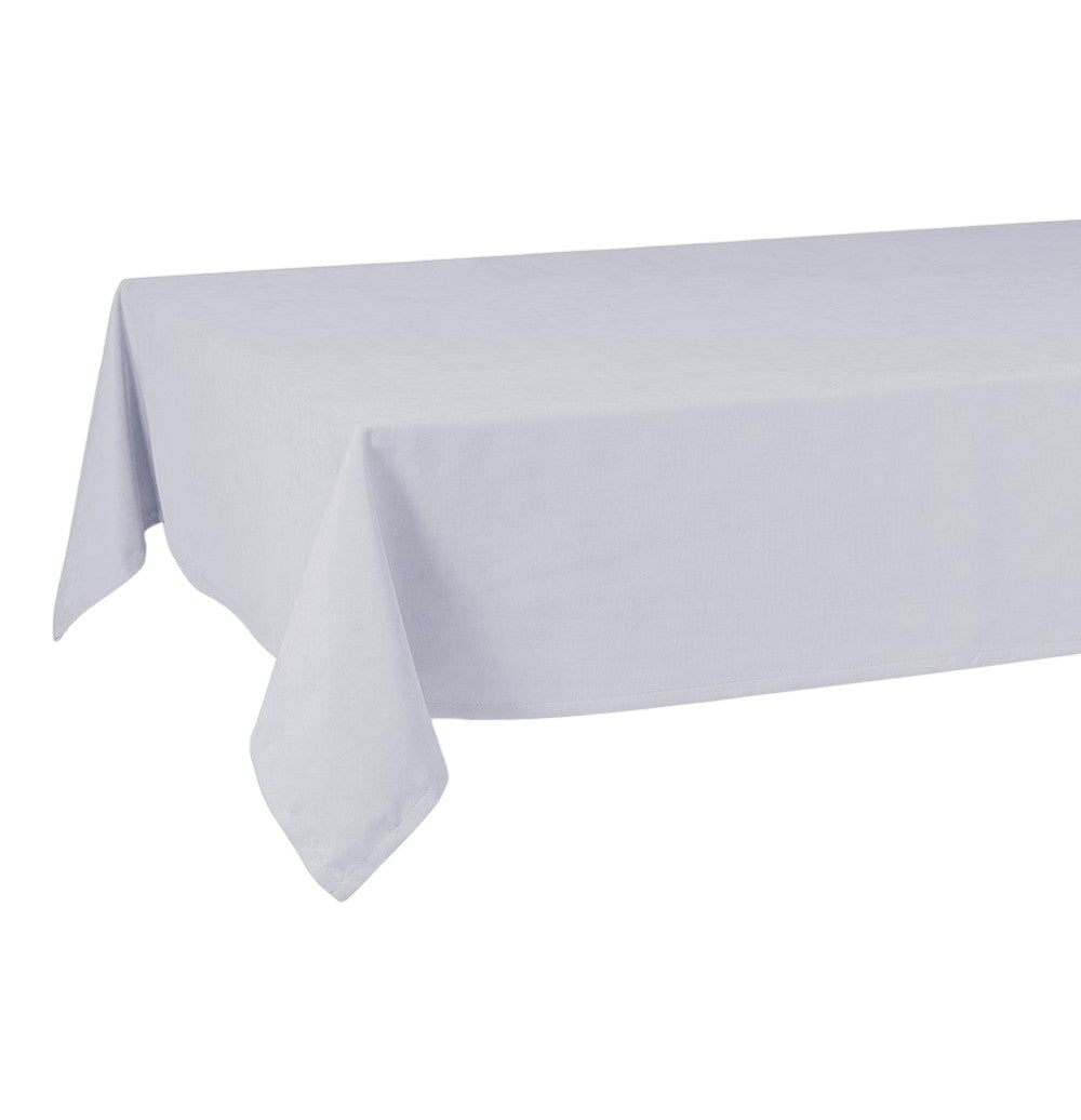 55" X 120" Gray Polyester Tablecloth-Dining Linens-DECOROLALA