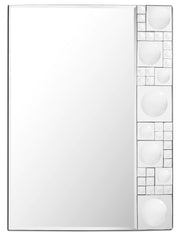 38" Clear Glass Framed Accent Mirror-Mirrors-DECOROLALA