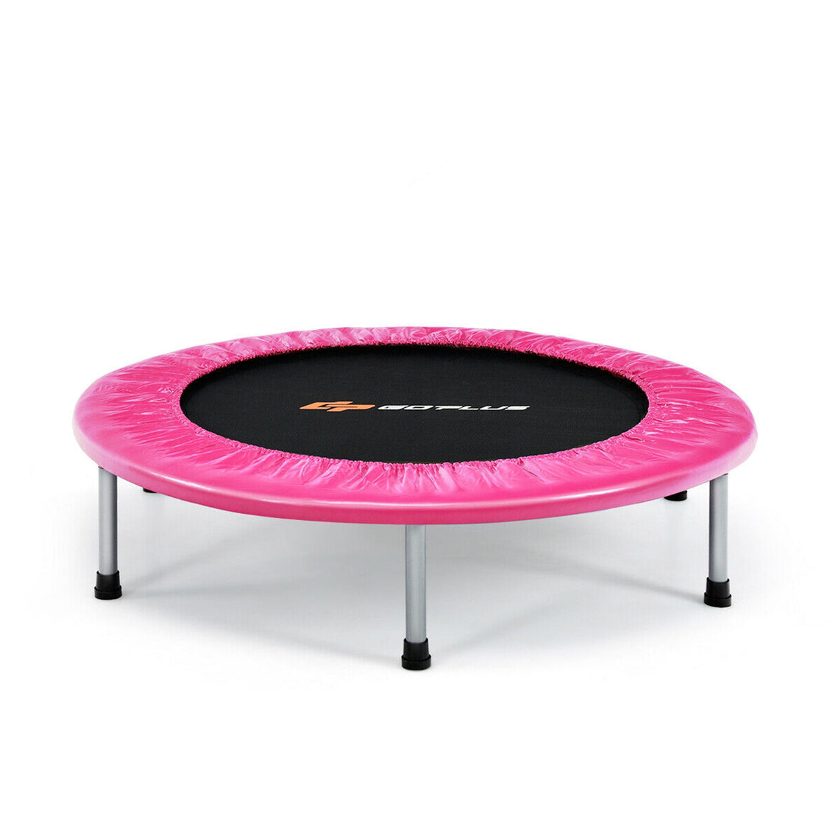38-Inch Folding Mini Trampoline - Portable Fitness Rebounder-Trampolines-DECOROLALA
