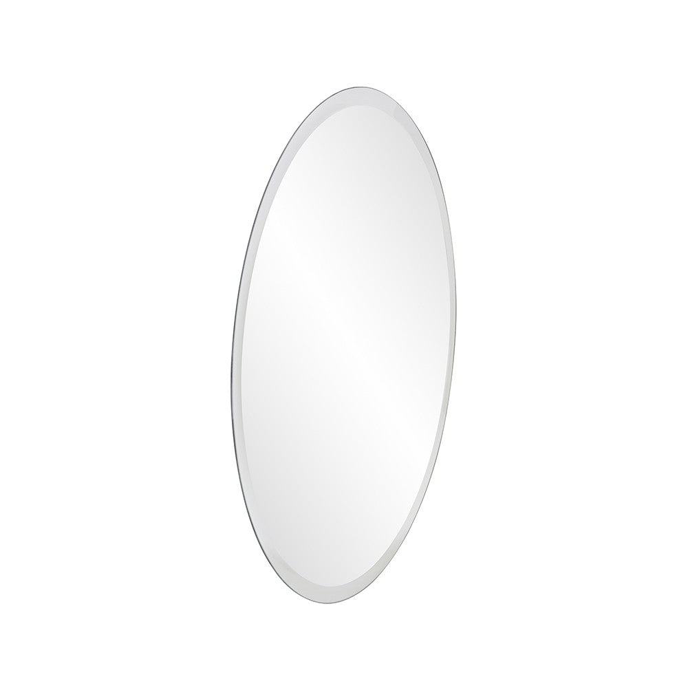 12" Clear Round Unframed Accent Mirror-Mirrors-DECOROLALA