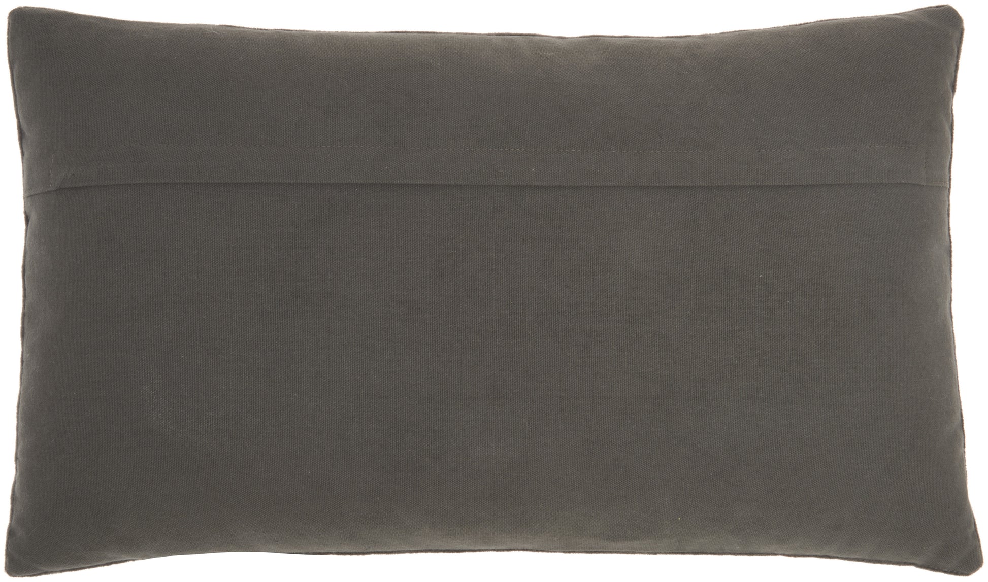 Brilliant Dark Grey Lumbar Pillow-2