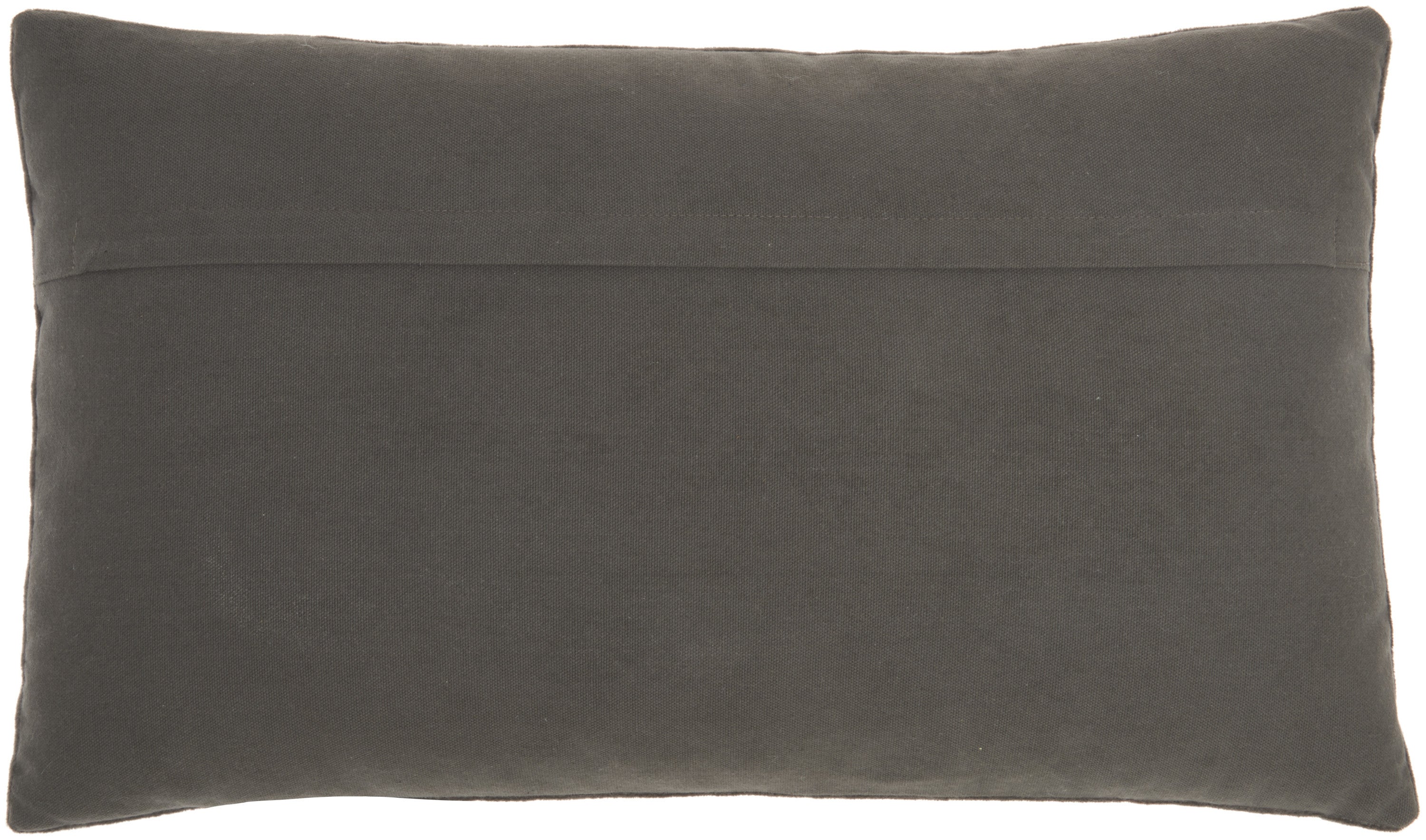 Brilliant Dark Grey Lumbar Pillow-2