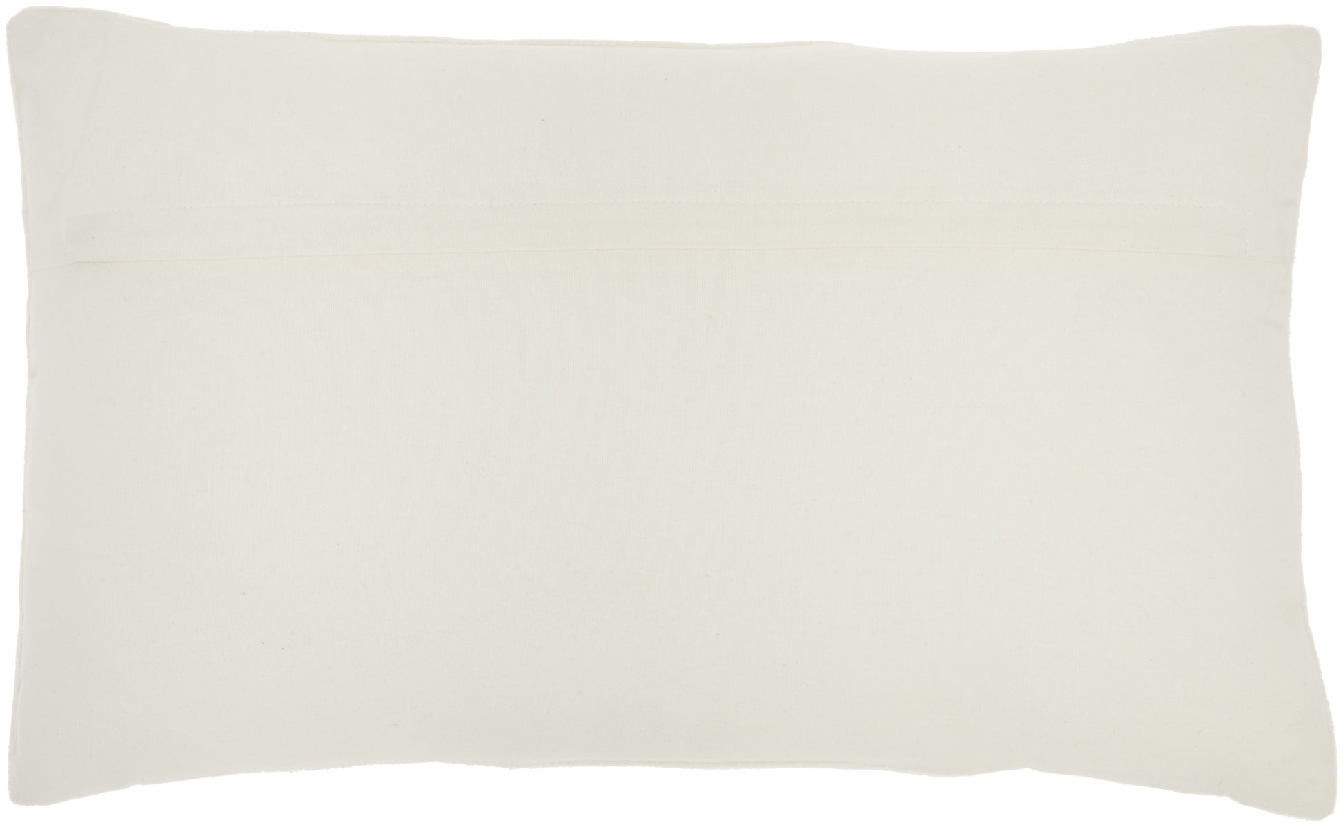 12" X 20" Ivory Cotton Throw Pillow-2