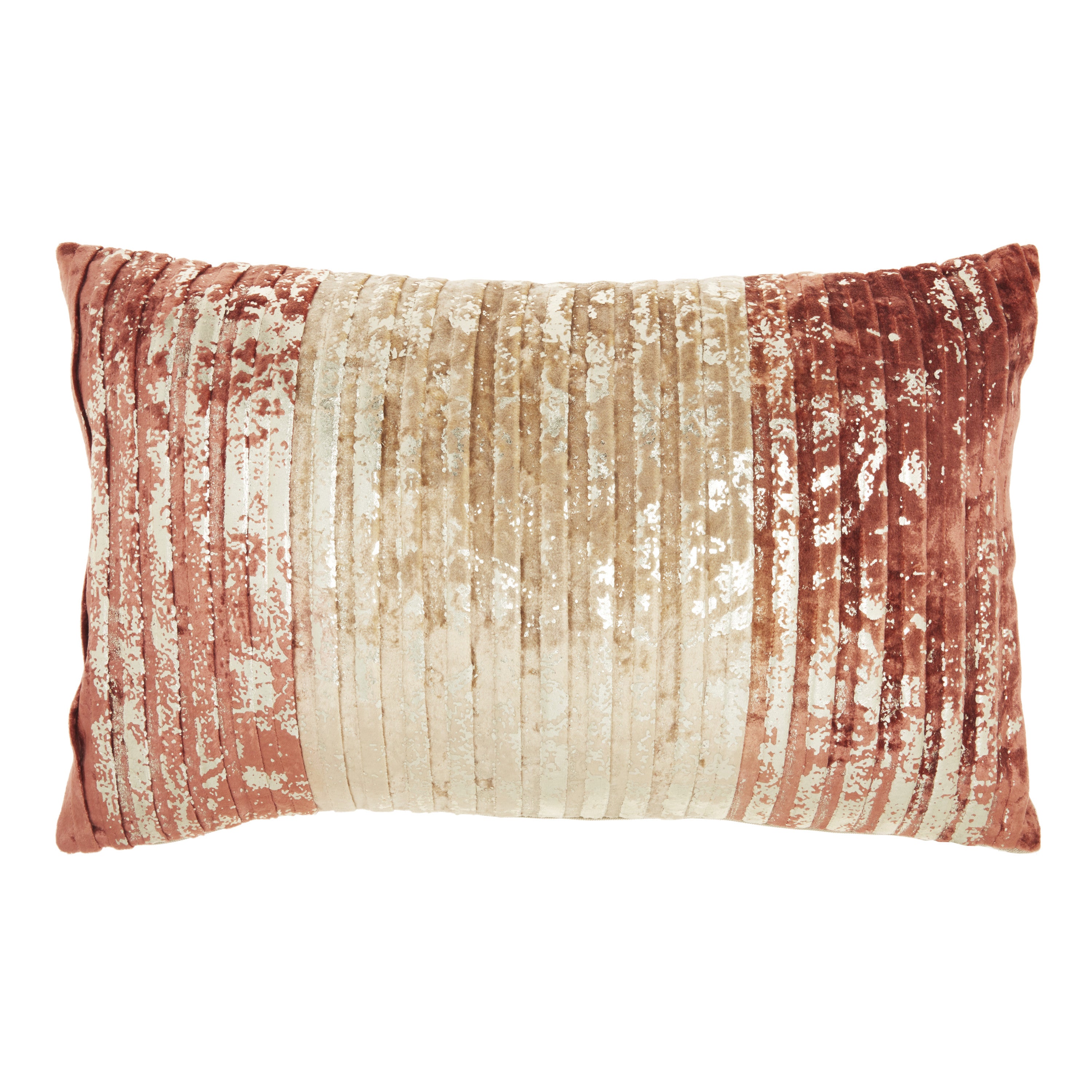 12" X 20" Pink Cotton Throw Pillow-Accent Throw Pillows-DECOROLALA
