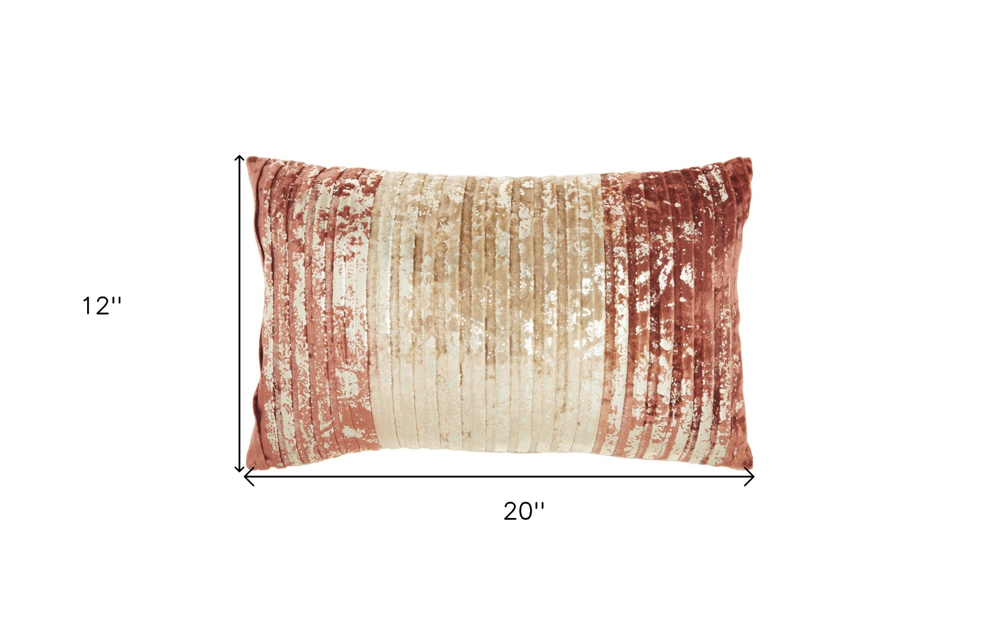 12" X 20" Pink Cotton Throw Pillow-Accent Throw Pillows-DECOROLALA