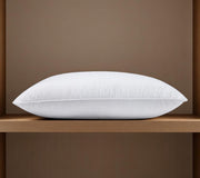 100% Cotton Lux Sateen Down Alternative Medium Hypoallergenic Standard Size Bed Pillow-Bed Pillows-DECOROLALA