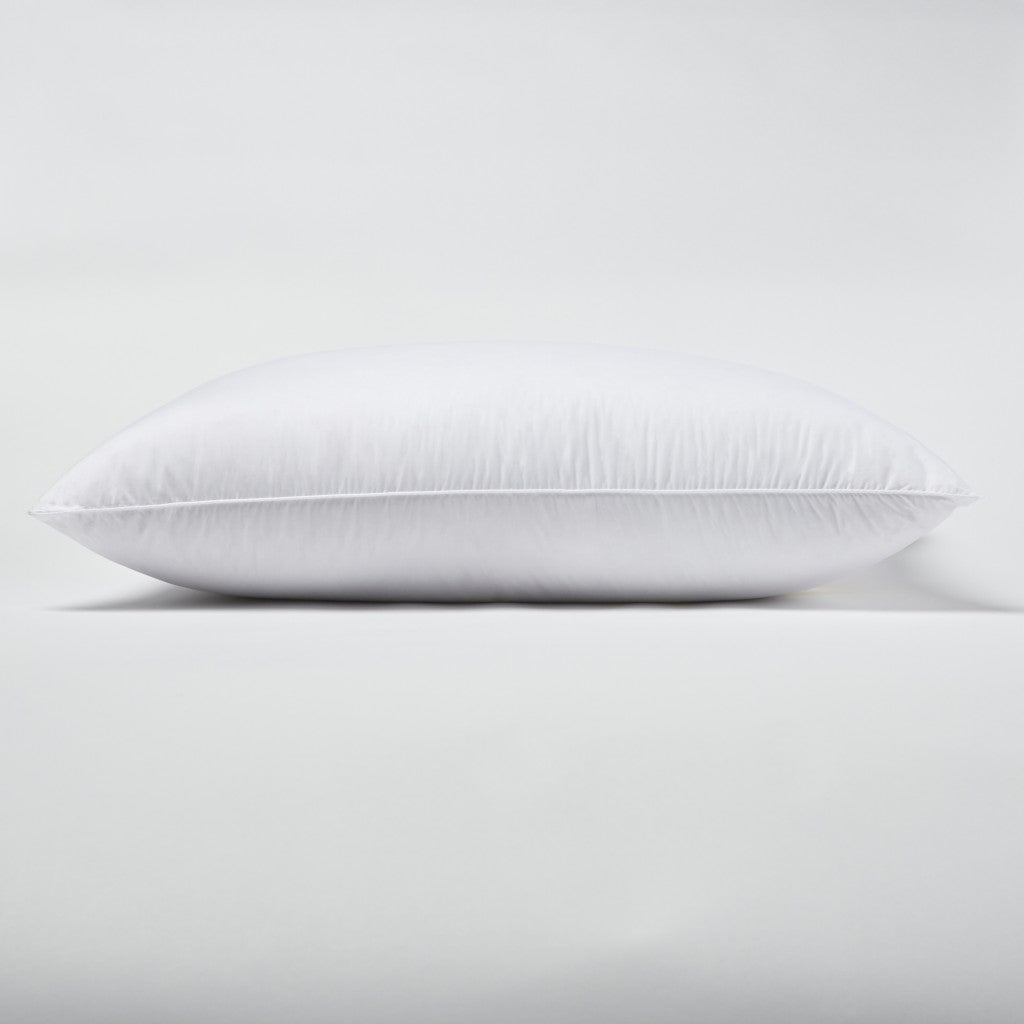 Set Of 2 Lux Sateen Down Alternative Queen Size Medium Pillows-Bed Pillows-DECOROLALA