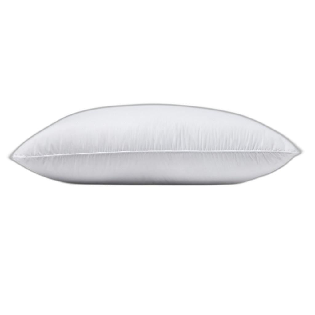 Set Of 2 Lux Sateen Down Alternative King Size Medium Pillows-Bed Pillows-DECOROLALA
