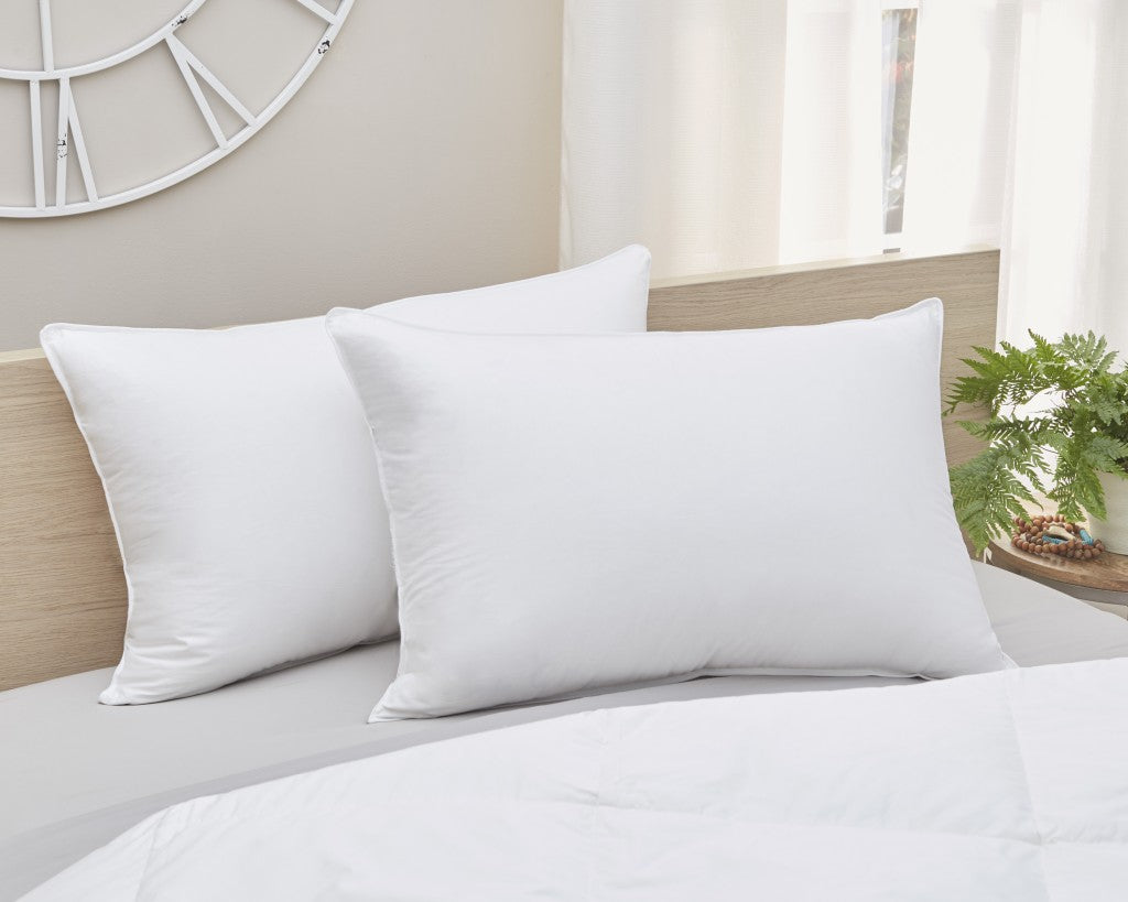 Premium Lux Down Queen Size Firm Pillow-Bed Pillows-DECOROLALA