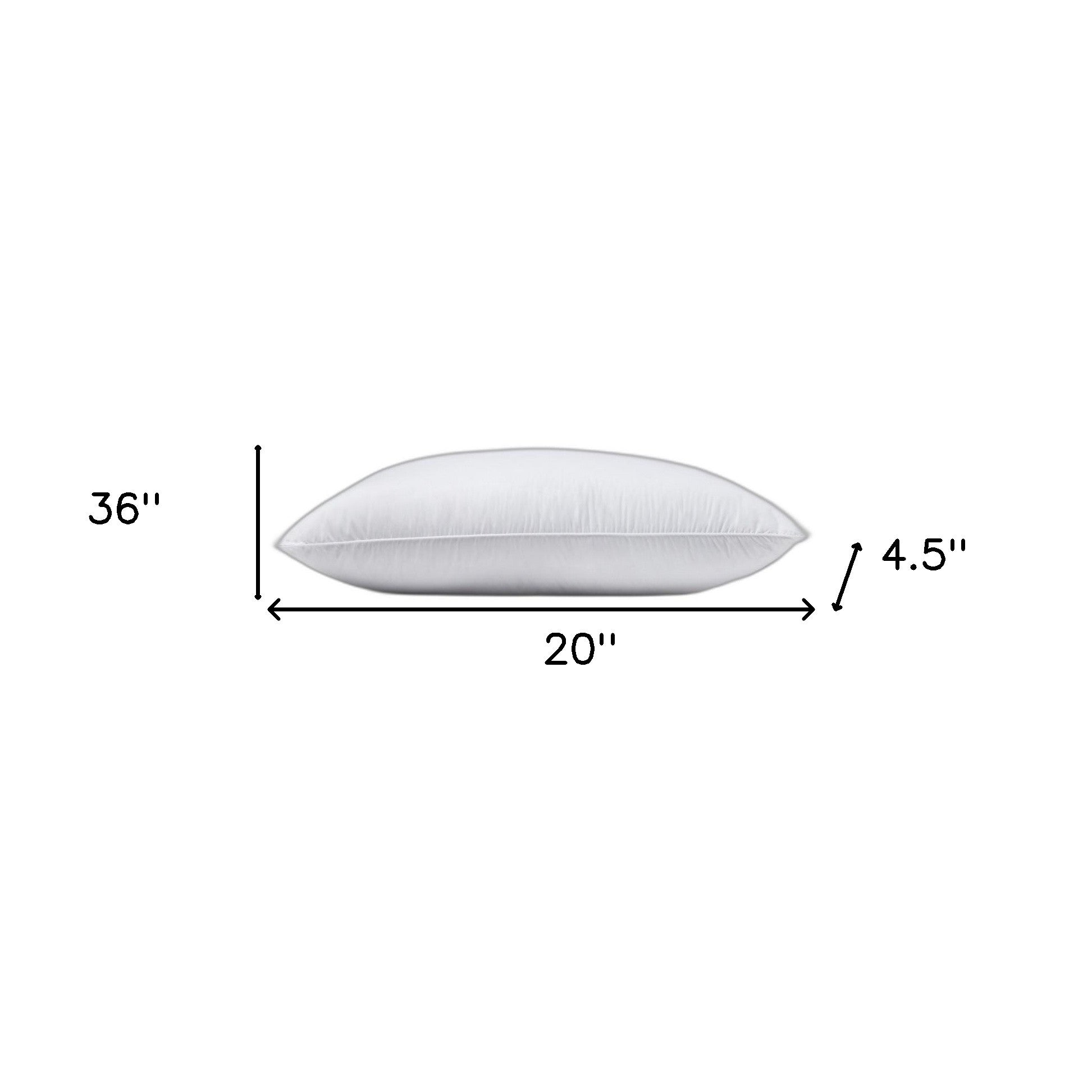 Premium Lux Siberian Down King Size Medium Pillow-Bed Pillows-DECOROLALA