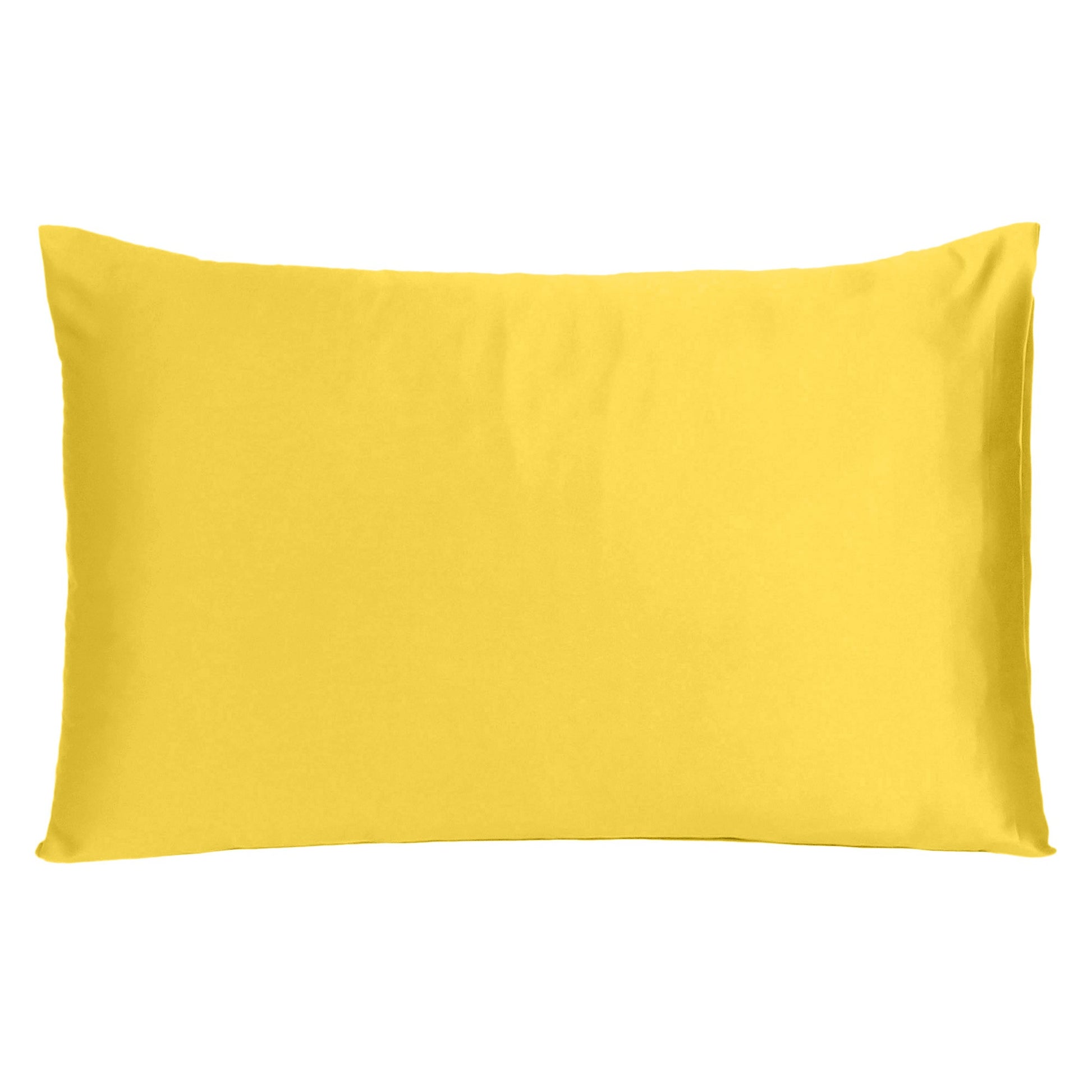 Lemon Dreamy Set Of 2 Silky Satin King Pillowcases-Bed Sheets-DECOROLALA