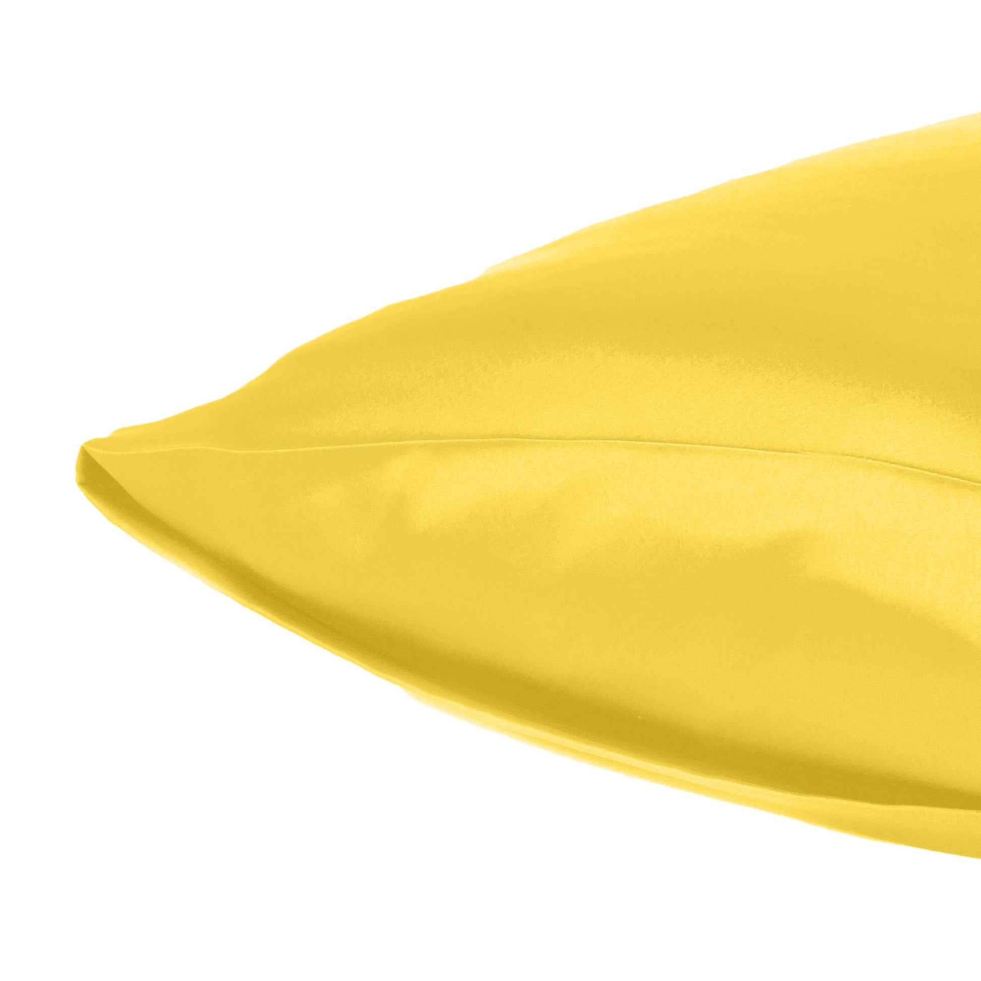 Lemon Dreamy Set Of 2 Silky Satin King Pillowcases-Bed Sheets-DECOROLALA