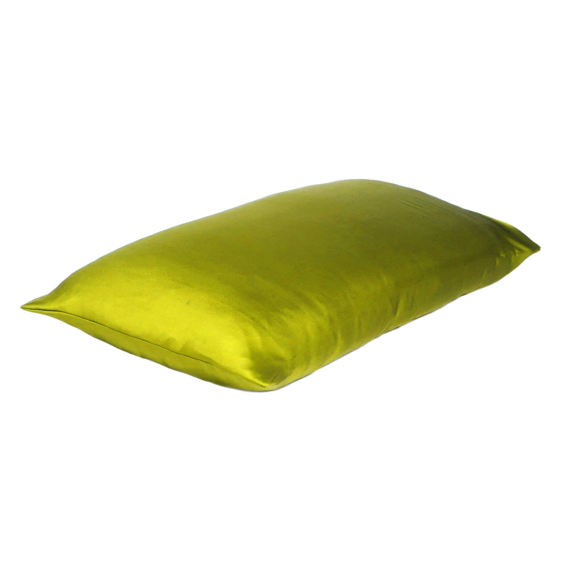 Lemongrass Dreamy Set Of 2 Silky Satin King Pillowcases-Bed Sheets-DECOROLALA
