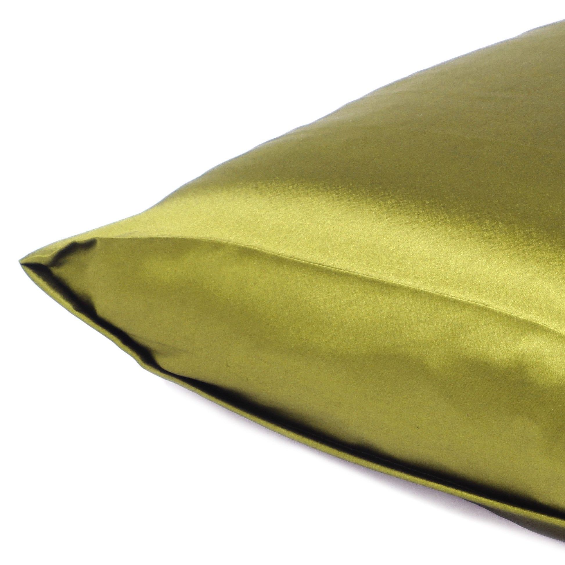 Lemongrass Dreamy Set Of 2 Silky Satin King Pillowcases-Bed Sheets-DECOROLALA
