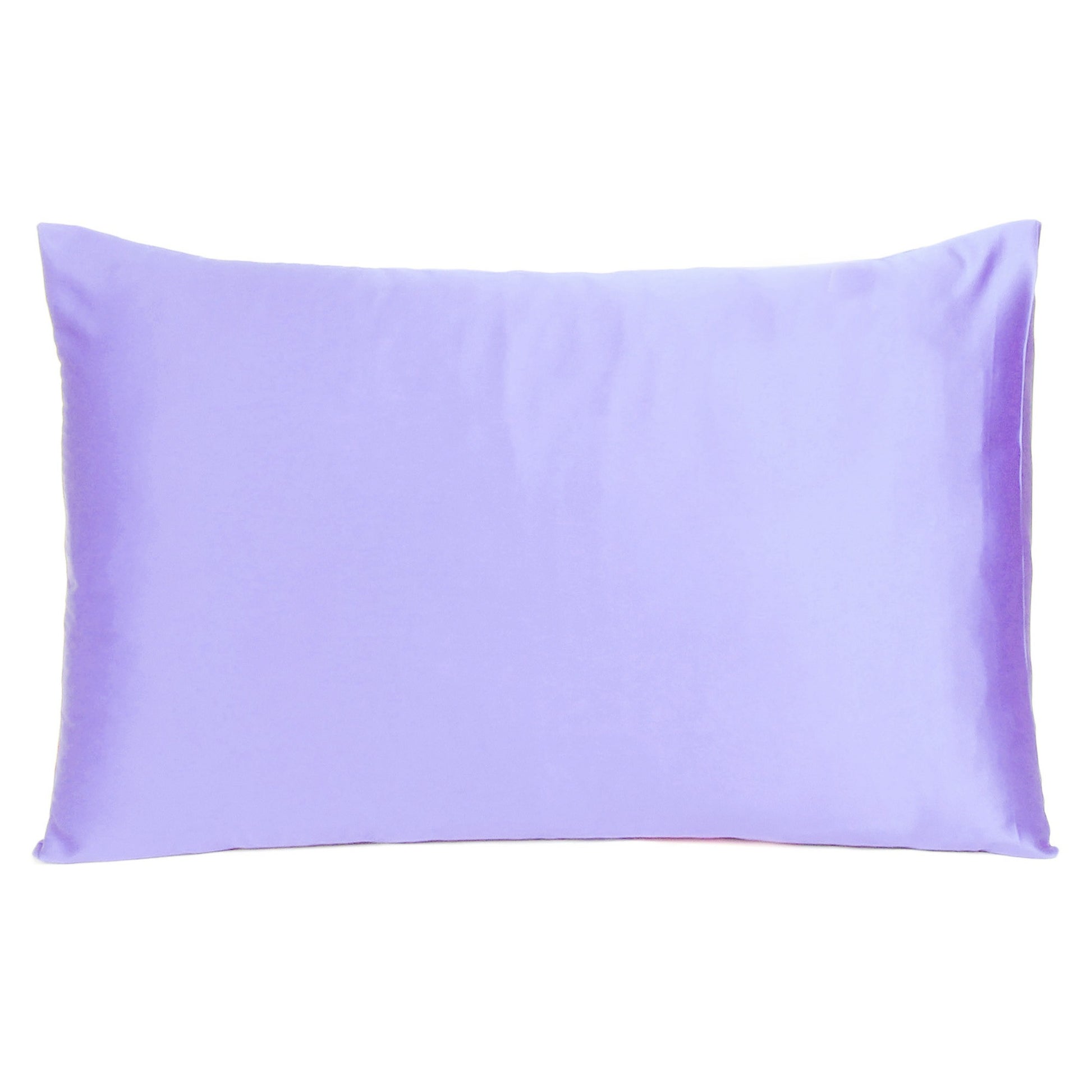 Purple Dreamy Set Of 2 Silky Satin Standard Pillowcases-Bed Sheets-DECOROLALA