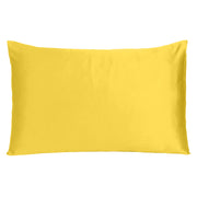 Lemon Dreamy Set Of 2 Silky Satin Standard Pillowcases-Bed Sheets-DECOROLALA