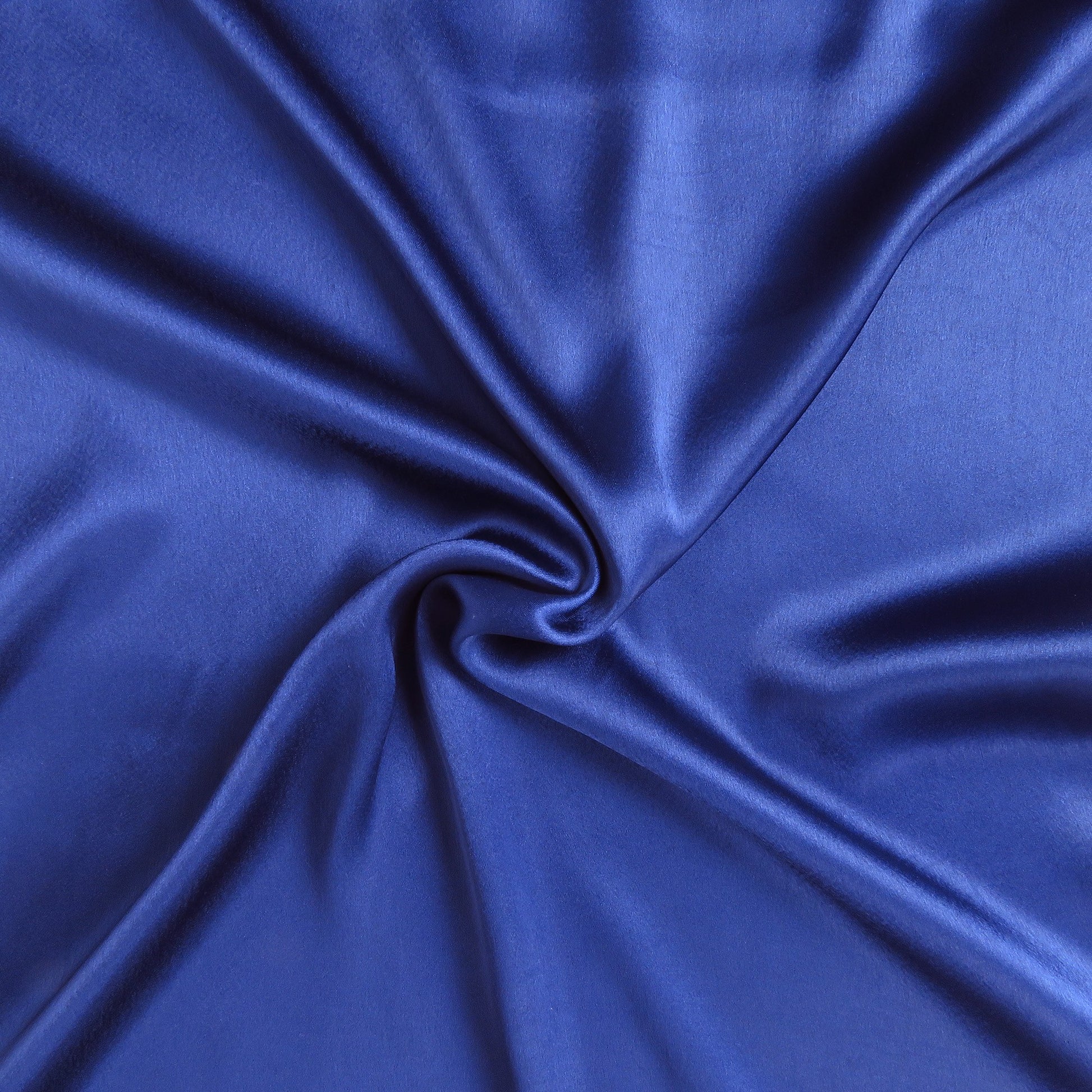 Navy Blue Dreamy Set Of 2 Silky Satin Standard Pillowcases-Bed Sheets-DECOROLALA