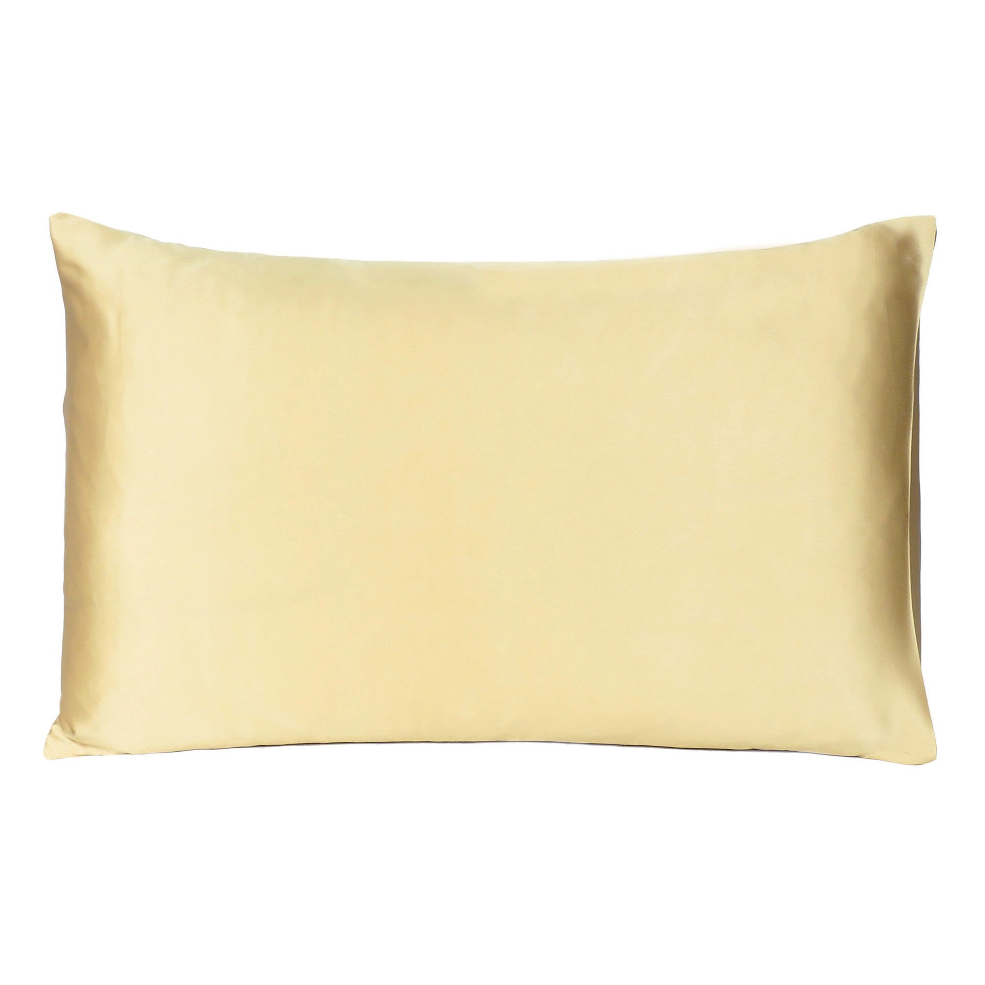 Gold Dreamy Set Of 2 Silky Satin Queen Pillowcases-Bed Sheets-DECOROLALA