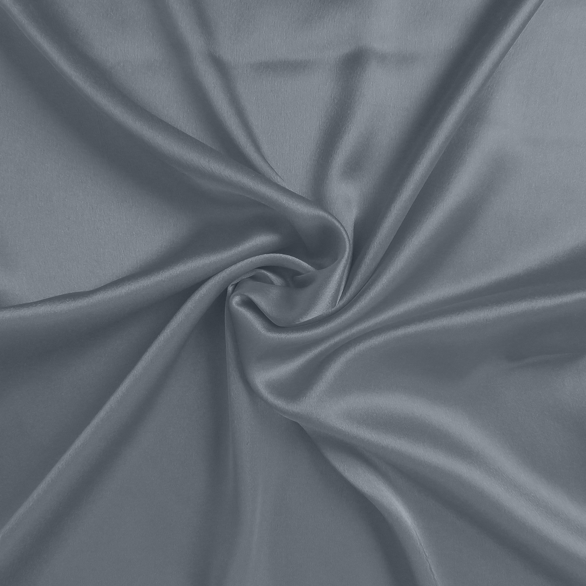 Dark Gray Dreamy Set Of Two Silky Satin Queen Pillowcases-Bed Sheets-DECOROLALA