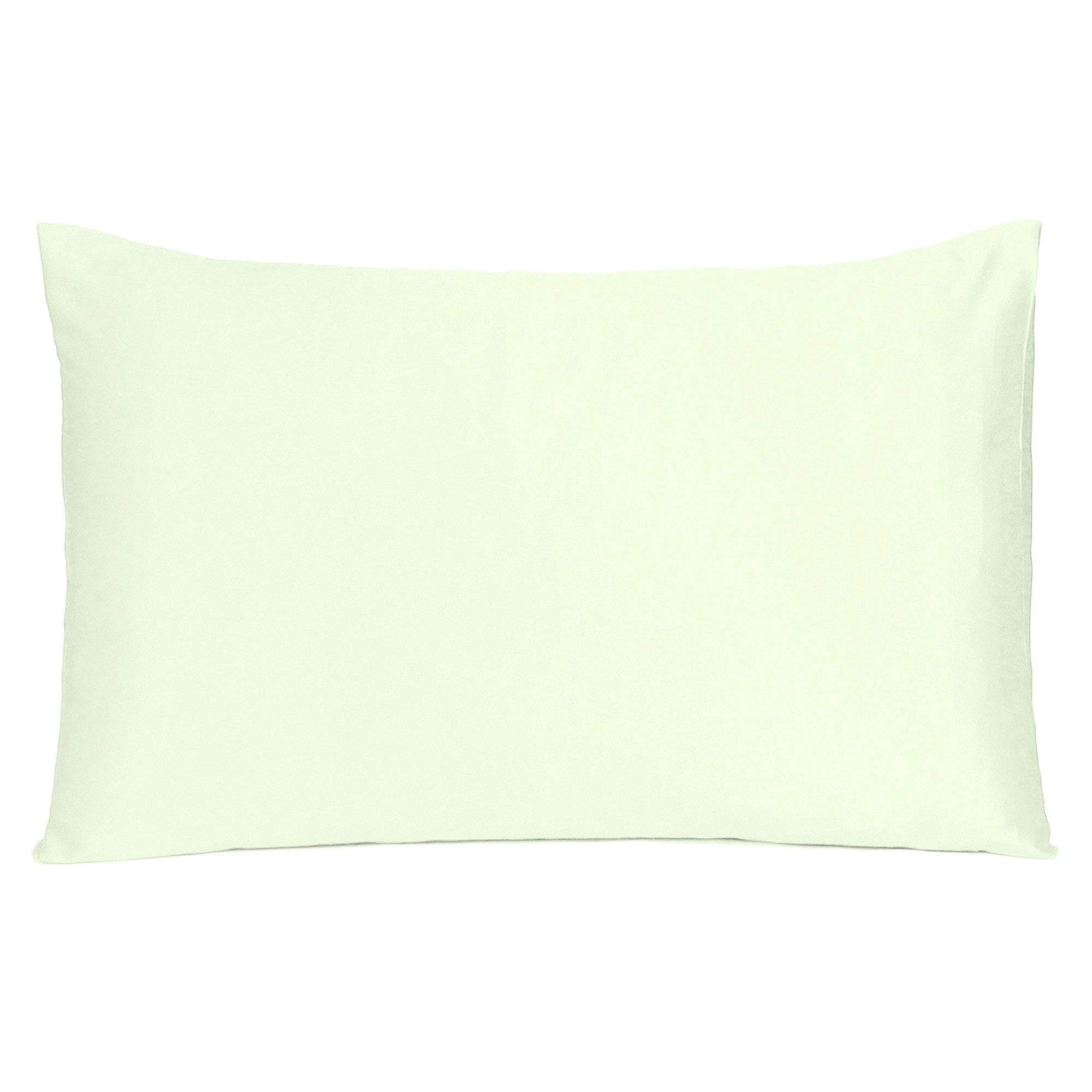 Ivory Dreamy Set Of 2 Silky Satin Queen Pillowcases-Bed Sheets-DECOROLALA