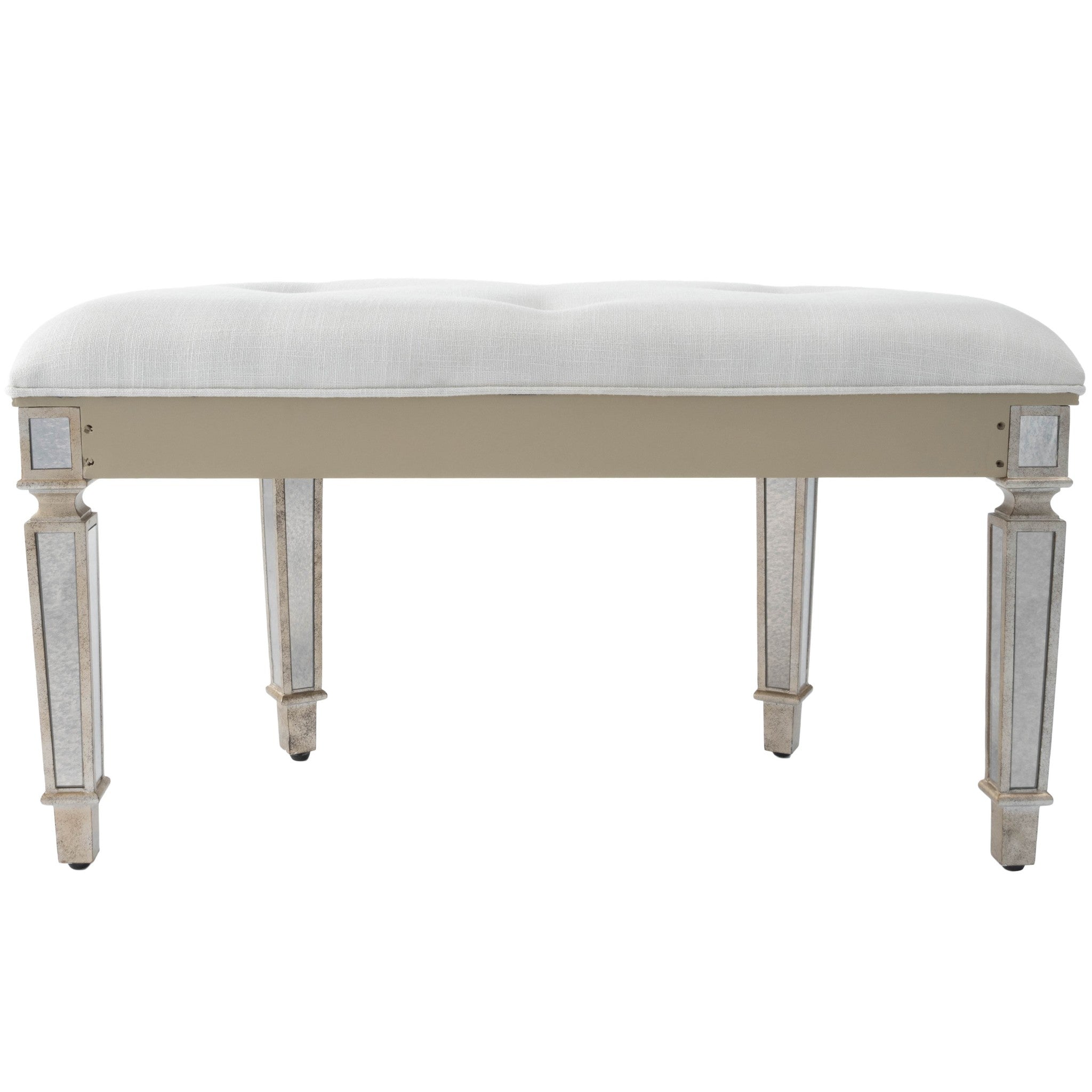 Modern Mirrored Crescent Bench-Benches-DECOROLALA