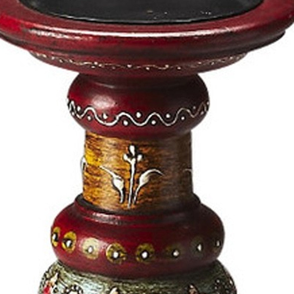 Hand Painted Candle Holder-Candle Holders-DECOROLALA