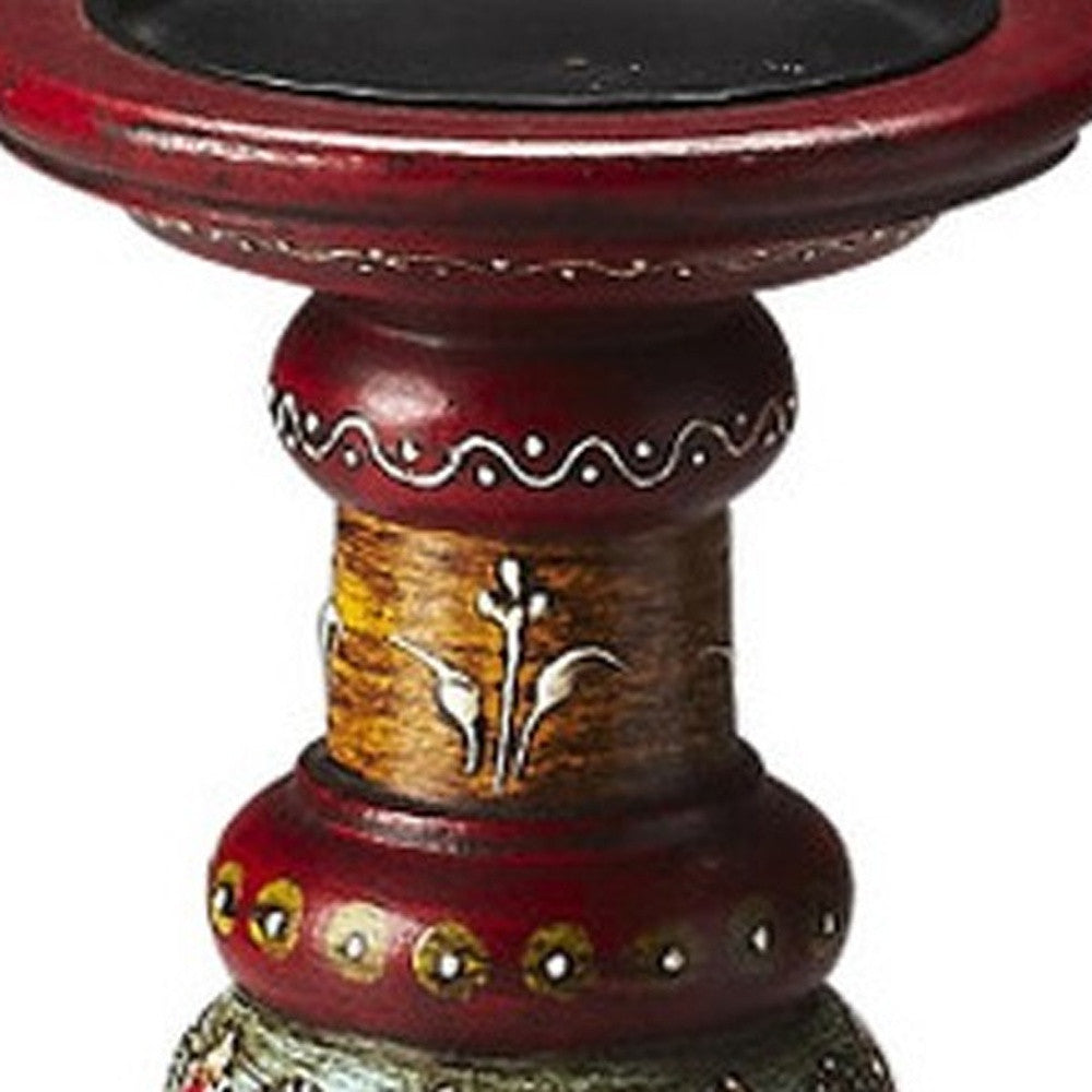 Hand Painted Candle Holder-Candle Holders-DECOROLALA