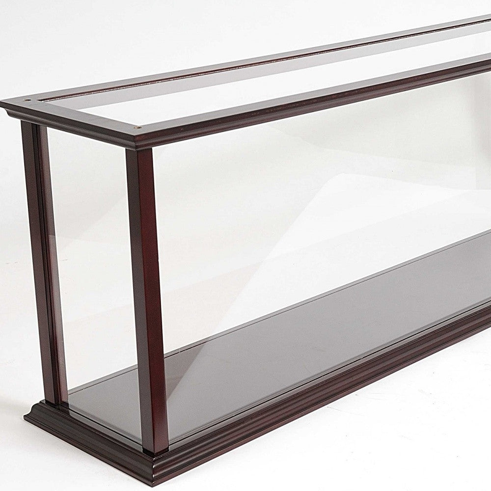 39" Dark Brown Glass Standard Display Stand-Cabinets-DECOROLALA