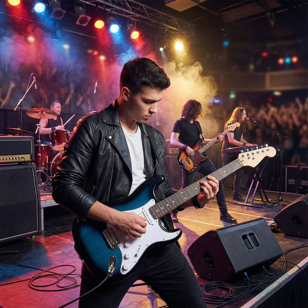 39" Full Size Electric Guitar Beginner Kit with 15W Amplifier