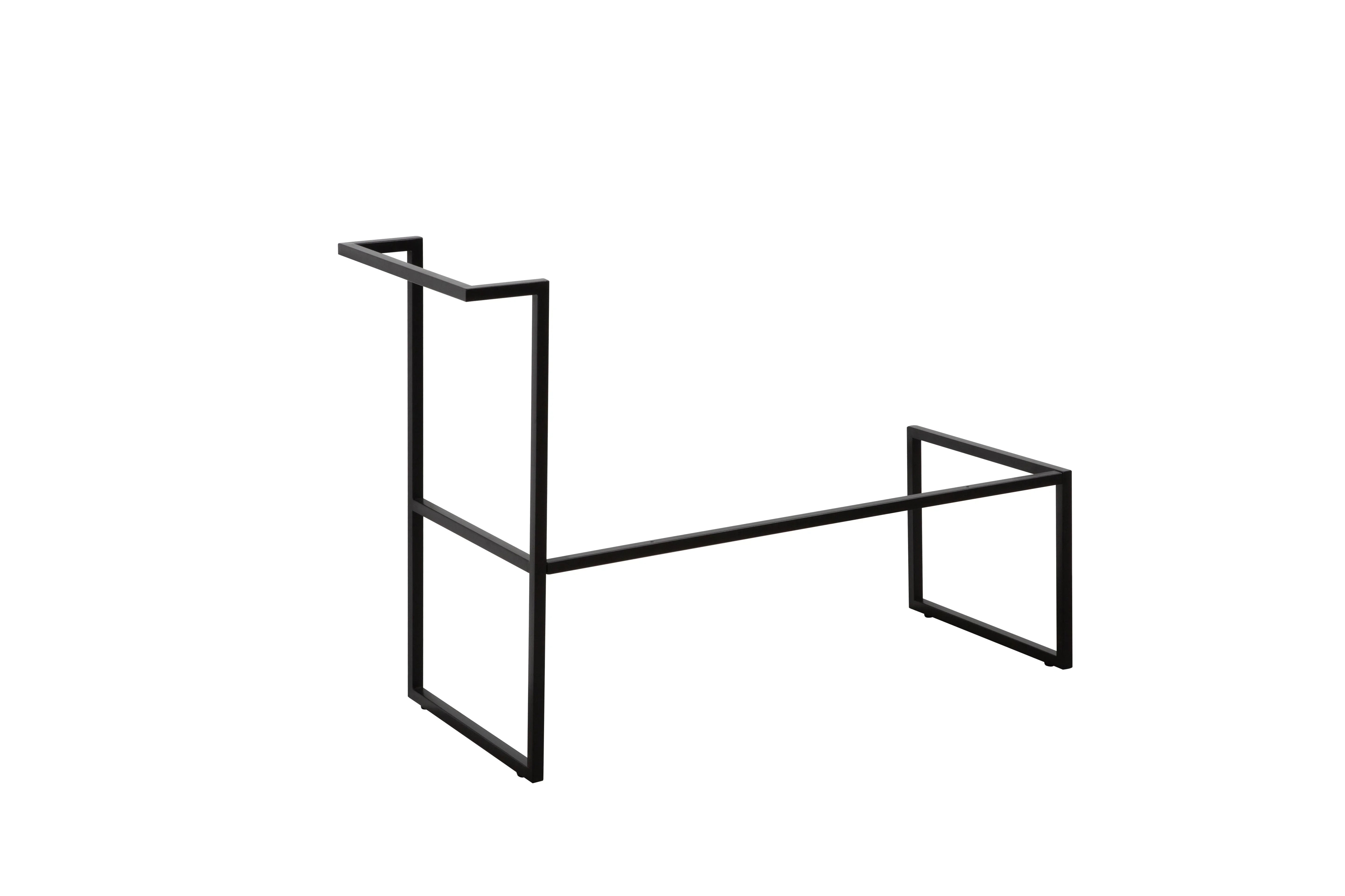 39" Matte Black Stainless Steel Frame for Wall Mounted Vanities - 1034*449*790-Faucet-DECOROLALA