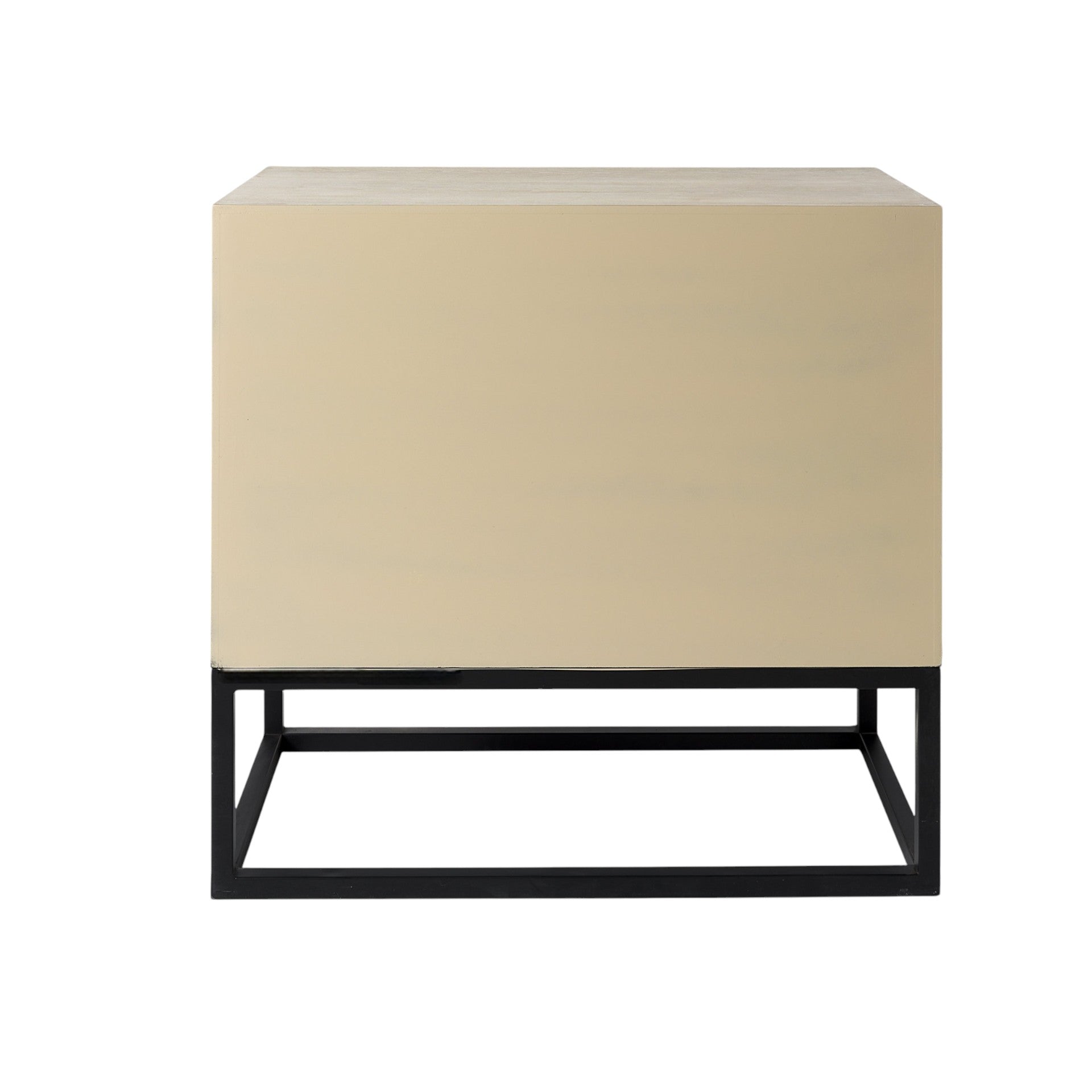 32" Natural Solid Wood Two Drawer Sideboard-Sideboards-DECOROLALA