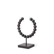 Petite Black Beaded Sculpture-0