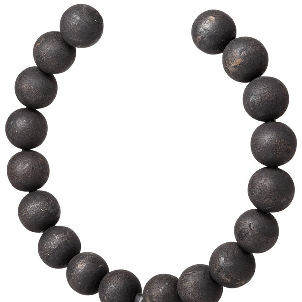 Petite Black Beaded Sculpture-5