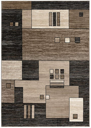 20' Beige Abstract Dhurrie Runner Rug-0