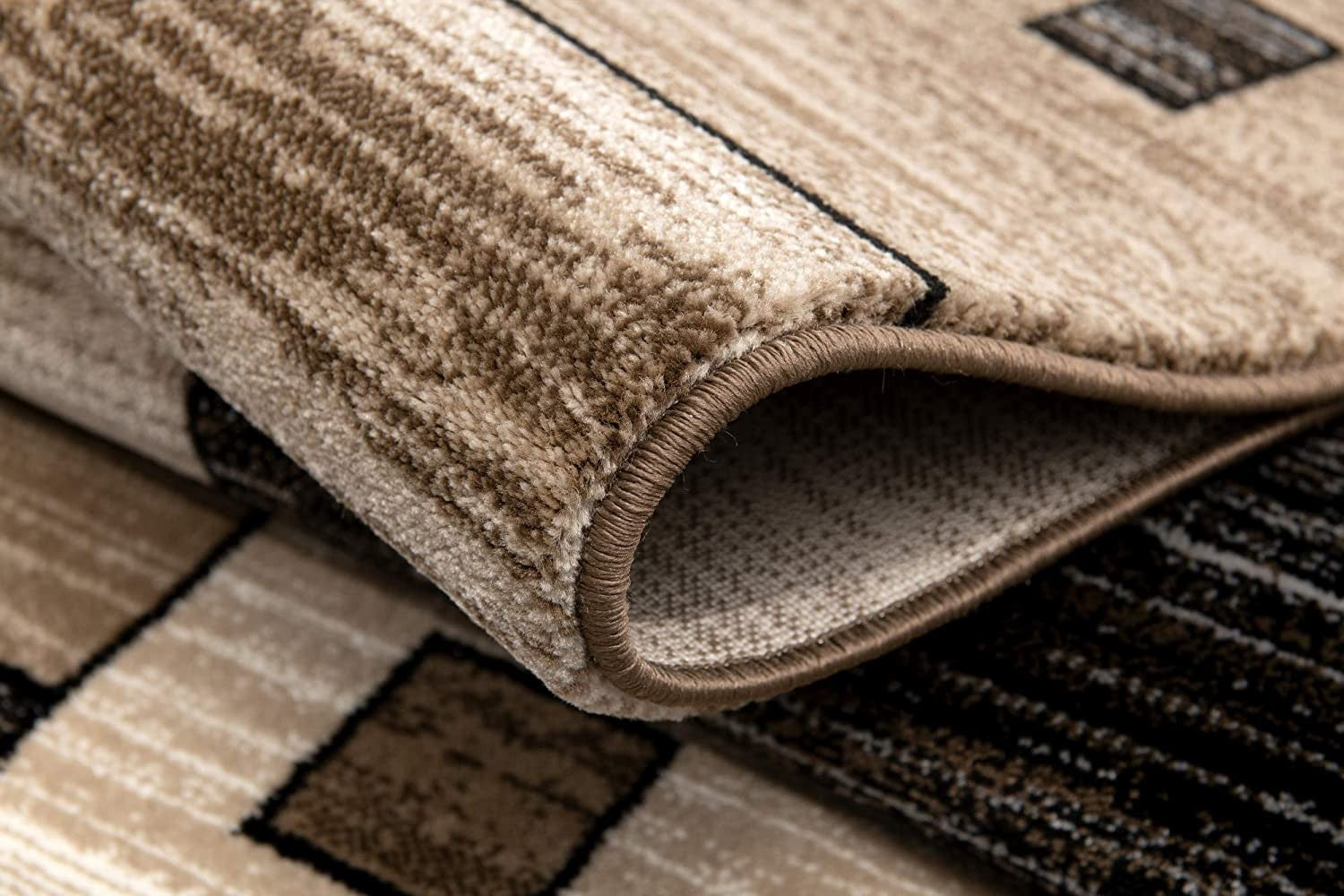 20' Beige Abstract Dhurrie Runner Rug-2