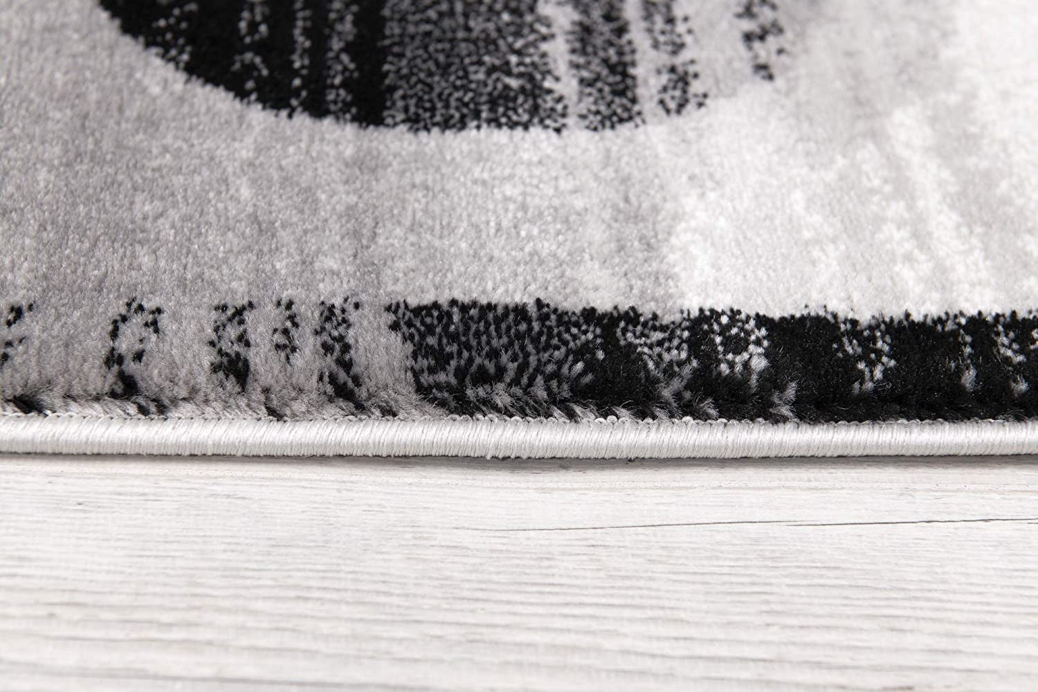20' Gray Abstract Dhurrie Runner Rug-2