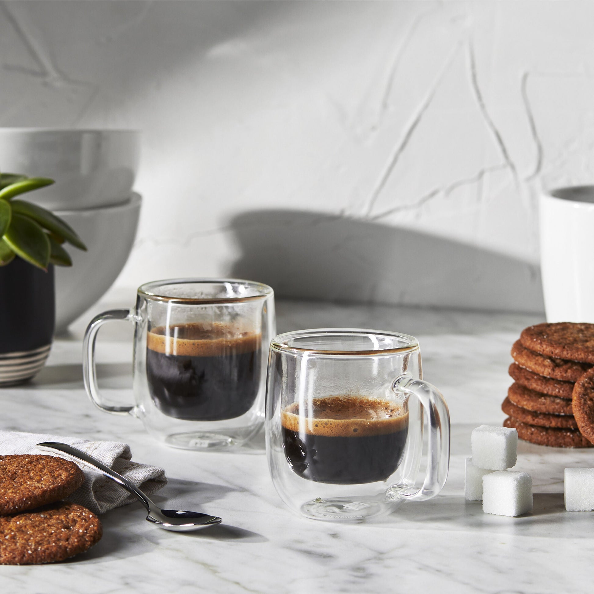 ZWILLING Sorrento Plus 2 Piece Espresso Glass Set, Transparent-n/a-DECOROLALA