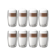 ZWILLING Sorrento 8 Piece Latte Glass Set - Value Pack, Transparent-n/a-DECOROLALA