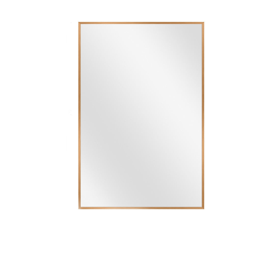 36" Gold Metal Framed Bathroom Vanity Mirror-Mirrors-DECOROLALA