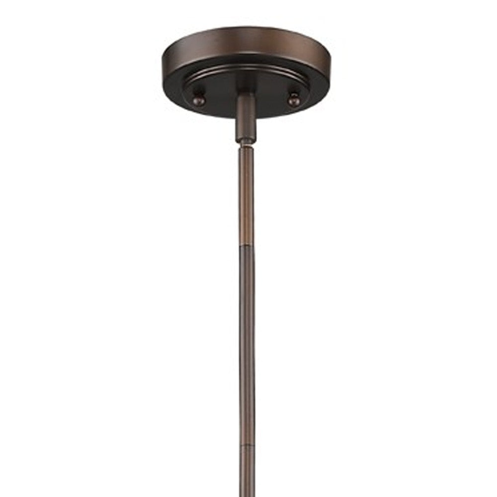 Antique Bronze Hanging Light with Dome Shade-Chandeliers-DECOROLALA