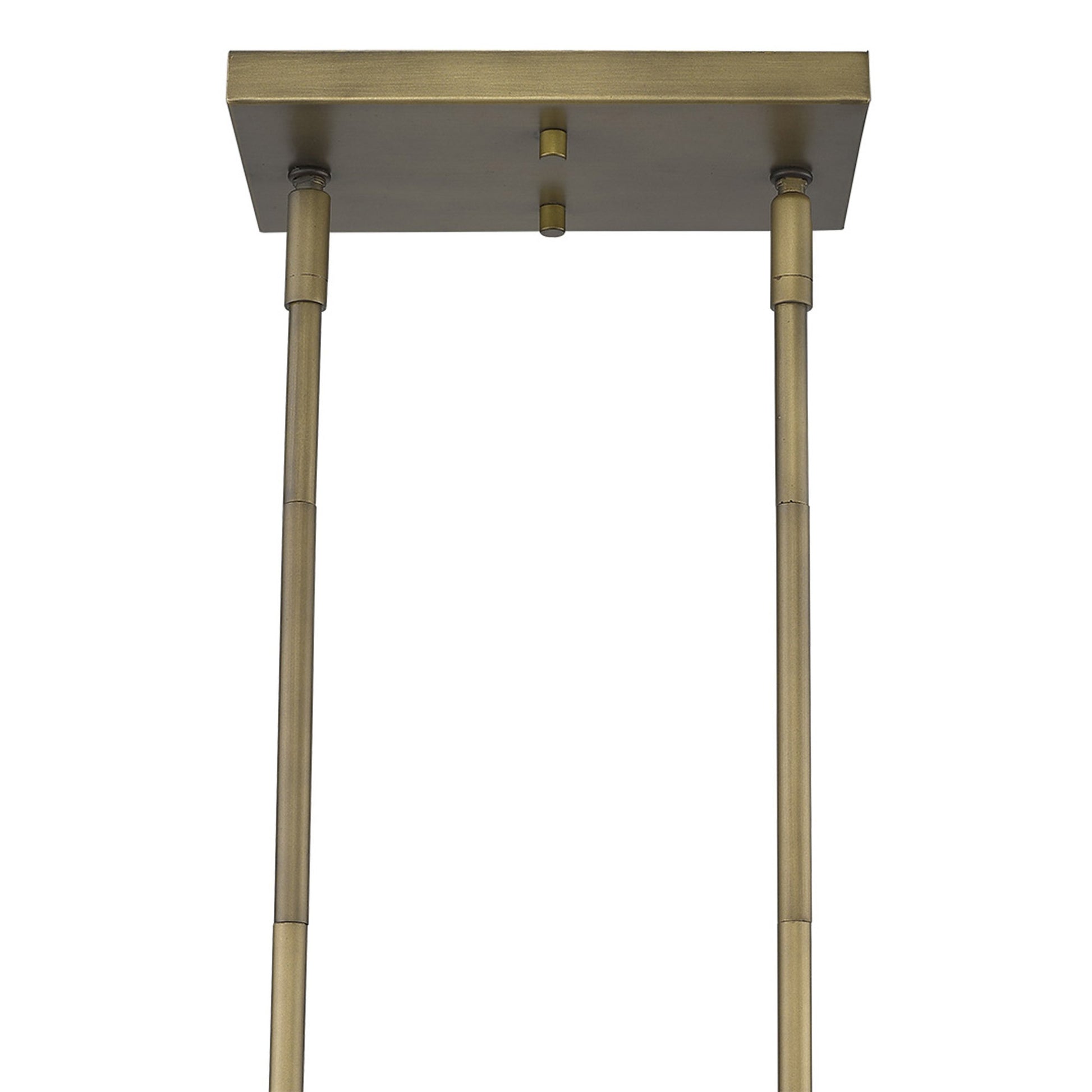Lunette 10-Light Aged Brass Island Pendant-Pendants-Hanging Lights-DECOROLALA