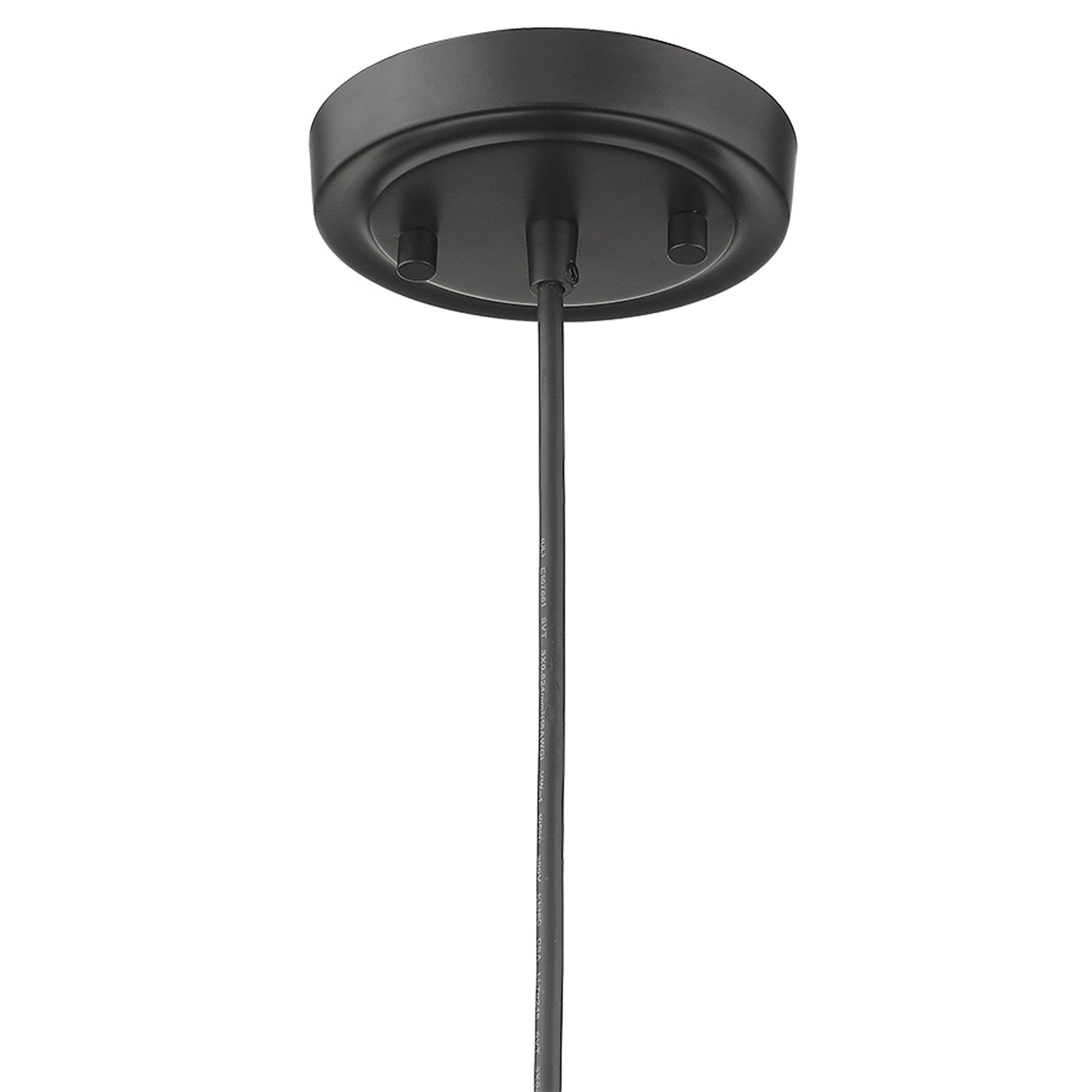 Lamia 3-Light Matte Black Mini Pendant-Pendants-Hanging Lights-DECOROLALA