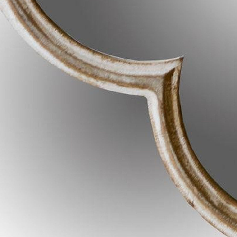 10" Natural Brown With Whitewash Square Wall Mounted Accent Mirror-Mirrors-DECOROLALA