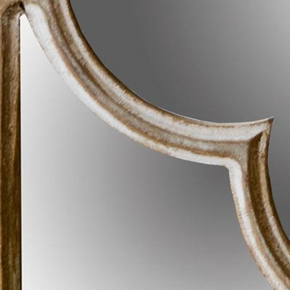 10" Natural Brown With Whitewash Square Wall Mounted Accent Mirror-Mirrors-DECOROLALA