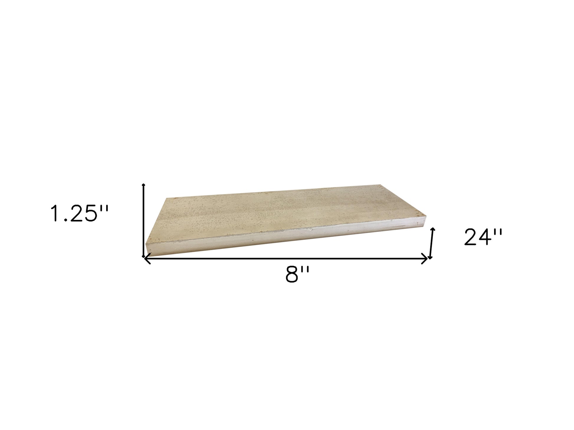 8" Solid Wood Wall Mounted Shelving Unit-Wall Mounted Shelves-DECOROLALA