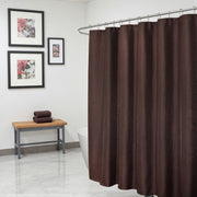 Luxurious Brown Waffle Weave Shower Curtain-0