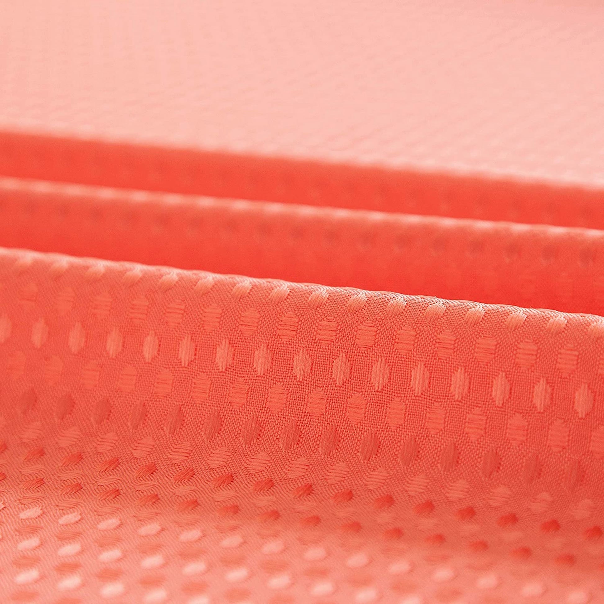 Coral Sheer and Grid Shower Curtain and Liner Set-8