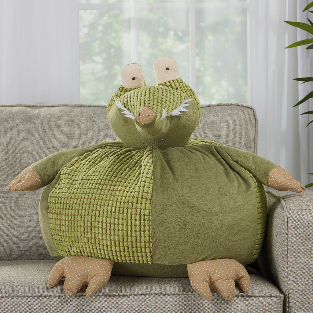 18" X 18" Green Novelty Throw Pillow-Accent Throw Pillows-DECOROLALA